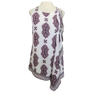 White House Black Market Medallion Print Top